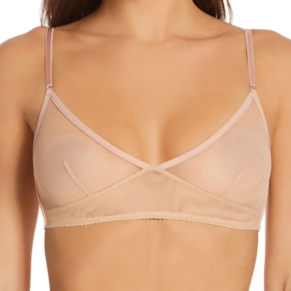 Only Hearts Cream Wireless Bralette with Adjustable Straps